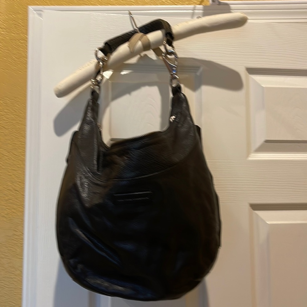 Frye Black Leather Bucket Bag. Convertible.